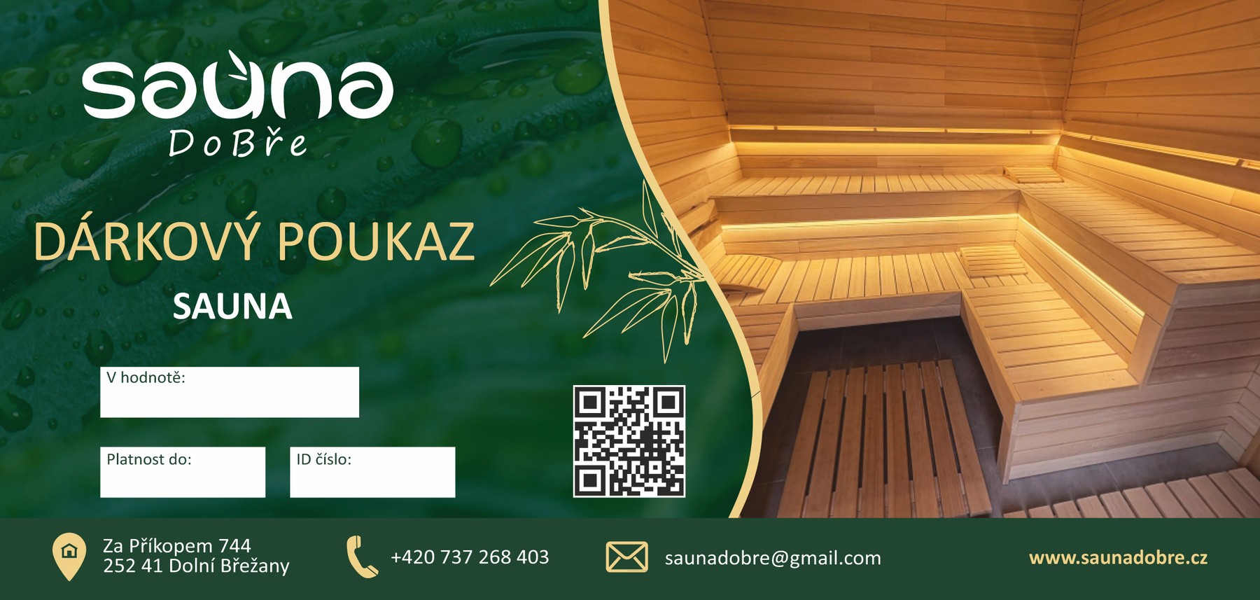 Poukaz Sauna